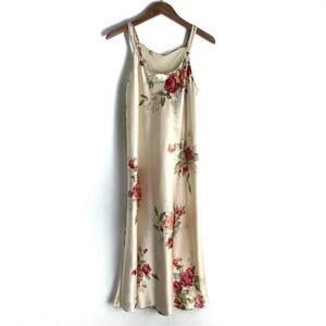Oscar de la Renta Cream Floral Chemise